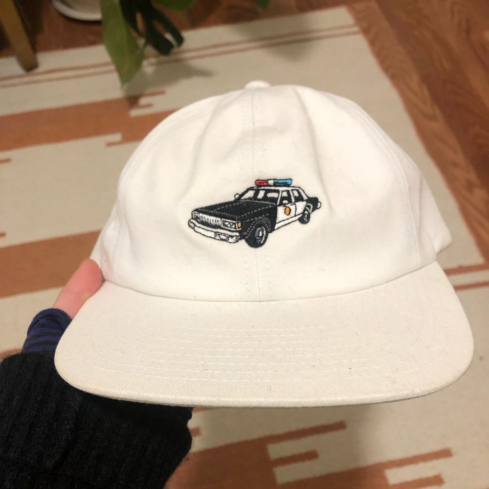 HUF x Chocolate embroidered police car baseball hat
